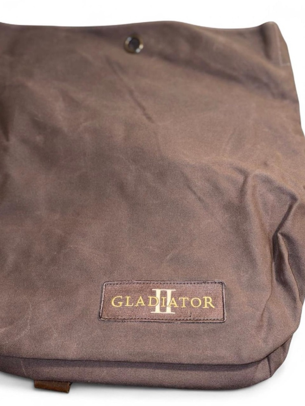 Gladiator II Brown Canvas Messenger Bag